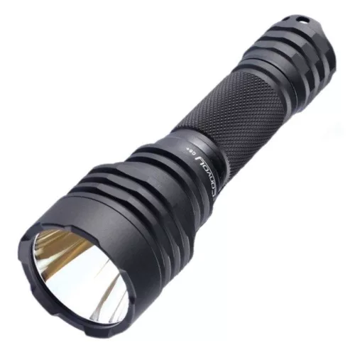 Lampe de poche Convoy C8+ avec F45R LED 12 modes, 2500 lumens et portée de 1200 m