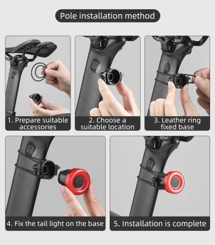 ROCKBROS Smart Bike Frein & Eclairge Velo arrière BL-S1