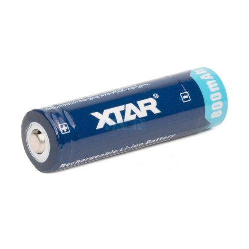 Batterie rechargeable Li-Ion protégée Xtar 14500 - 800 mAh 3,6 V