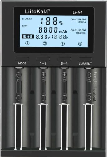 Chargeur LiitoKala Lii-M4 avec fonction de test