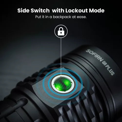 Sofirn Q8 Plus Puissante lampe torche USB C rechargeable de 16000 lumens