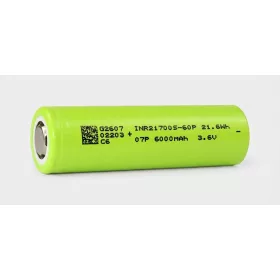   Cellule batterie Linkdata 21700S-60P avec capacité de 6000mAh et courant continu de 60A - button top