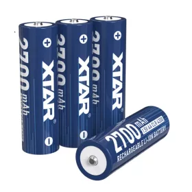 XTAR 1,5V AA batterie Li-ion 2700mAh 4300mWh, 4 pcs