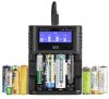  Chargeur intelligent XTAR L4 Pro pour piles AA/AAA 1,2V NI-MH et 1,5V lithium