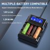  Chargeur intelligent XTAR L4 Pro pour piles AA/AAA 1,2V NI-MH et 1,5V lithium