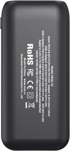 Chargeur XTAR PB2SL V2, noir