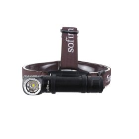   Lampe frontale rechargeable Sofirn HS40, LED super lumineuse haute puissance SST40, Max 2000lm alimenté par batterie 18650, Lampe frontale avec port USB-C intégré