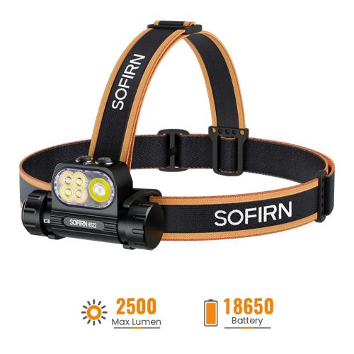 Lampe frontale Sofirn HS22 2500lm, CCT réglable, USB-C