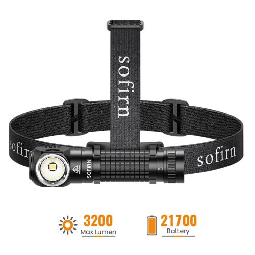 Lampe frontale hybride Sofirn HS45 3200 Lumens avec système de refroidissement par ventilateur actif