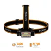 Lampe frontale rechargeable Sofirn HS23 3320LM avec triple source lumineuse, IRC élevé & lumière rouge