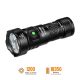 SOFIRN SR20MINI lampe de poche EDC, ultra lumineuse, 1200 lumens, lumière rouge et blanche