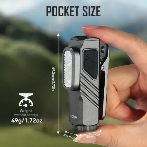 Lampe de poche mini Sofirn ST10 avec clip