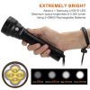 Wurkkos DL40 Puissante Lampe de plongée de 5000lm avec 4*LH351D 90CRI 26650 Torche sous-marine 5000K