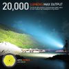 Lampe de plongée Wurkkos DL46, 20000 lm, rechargeable USB-C, batterie 30000 mAh, fonction Power Bank