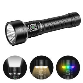   Lampe torche Wurkkos TS27 ultra puissante, 3200 lumens, portée 845 m, batterie 15.000 mAh
