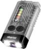 Wurkkos V10 Mini EDC Torche multifonction, 1000LM Super Luminaire Portable Porte-Clés Lumineux, Avec Aimant USB Rechargeable UV Beep Lanterne de Camping