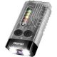 Wurkkos V10 Mini EDC Torche multifonction, 1000LM Super Luminaire Portable Porte-Clés Lumineux, Avec Aimant USB Rechargeable UV Beep Lanterne de Camping