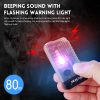 Wurkkos V10 Mini EDC Torche multifonction, 1000LM Super Luminaire Portable Porte-Clés Lumineux, Avec Aimant USB Rechargeable UV Beep Lanterne de Camping