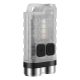 BORUiT V3 LED Porte-clés Lampe de travail portable lampe torche Type-C Mini torche rechargeable avec aimant UV Lanterne de poche