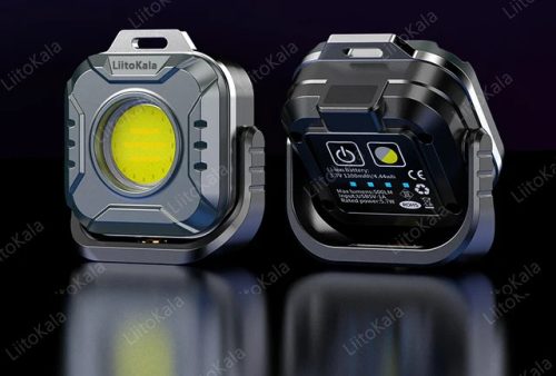 Lampe de travail mini LiitoKala LF-986 LED+COB 500LM Interface de charge Type-C 5V1A Entrée Batterie intégrée 1200mAh
