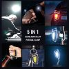 Boruit YHX-0209 Lampe porte-clés COB multifonction + ouvre-bouteille