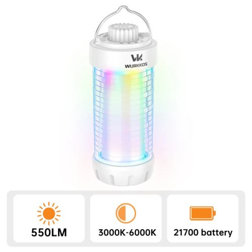 Wurkkos CL01 lampe camping, couleur réglable, power bank, RGB