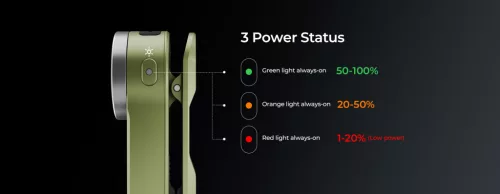  Lampe Wurkkos HD03 rechargeable EDC avec clip, 680 lumens, Bleu