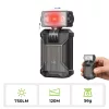 Lampe de poche EDC à clip WURKKOS HD04 – 750LM, tête rotative à 180°, Spot/Projecteur/RGB pour l'extérieur, le travail et les urgences