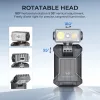 Lampe de poche EDC à clip WURKKOS HD04 – 750LM, tête rotative à 180°, Spot/Projecteur/RGB pour l'extérieur, le travail et les urgences