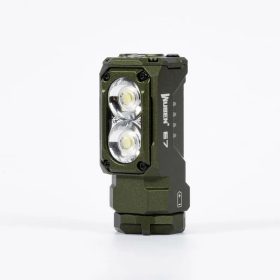 Wuben E7 Lampe frontale SET 1800 lumens, vert, 6500K