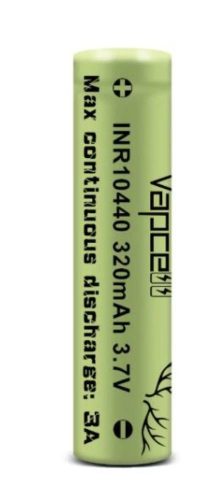 Vapcell 100% originaI INR 10440 320mah 3A max HKJ test décharge batterie rechargeable piles plates pour les batteries de lampe torche