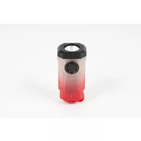   WUBEN E2 Mini lampe torche EDC porte-clés – 150 lumens, rechargeable USB-C, magnétique, lumière de signalisation rouge et bleue - Rouge
