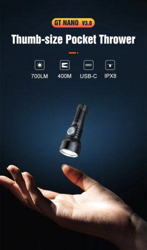 lampe torche LUMINTOP GT NANO v3 EDC