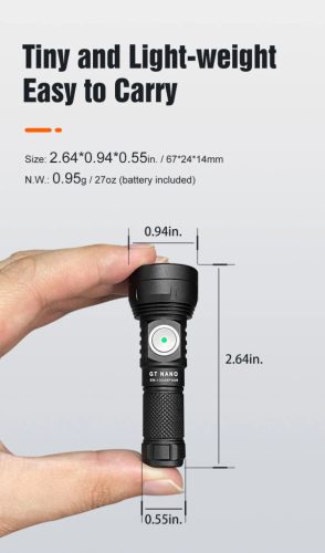 lampe torche LUMINTOP GT NANO v3 EDC